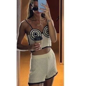 Zara crochet corset top 1014 804